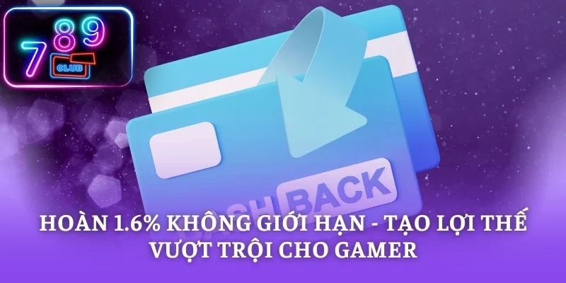 Hoàn 1.6% Không Giới Hạn - Tạo Lợi Thế Vượt Trội Cho Gamer