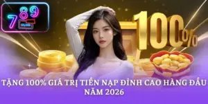 Tặng 100% Giá Trị Tiền Nạp Đỉnh Cao Hàng Đầu Năm 2026