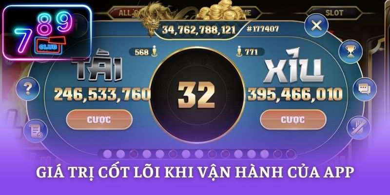 Giá trị cốt lõi khi vận hành của app dự đoán tài xỉu 