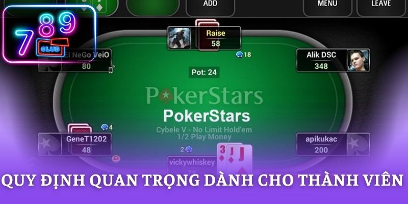 Quy định quan trọng dành cho thành viên chuyên nghiệp