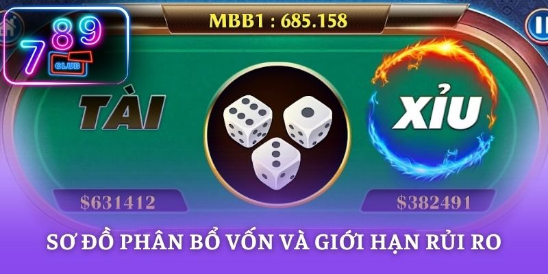 Sơ đồ phân bổ vốn và giới hạn rủi ro trong tài xỉu