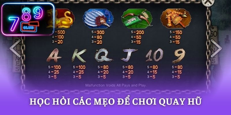 Học hỏi các mẹo để chơi quay hũ luôn thắng lớn