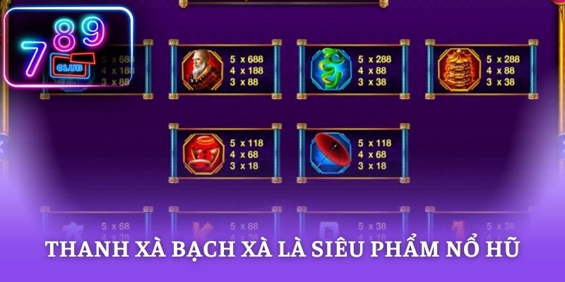 Thanh Xà Bạch Xà là siêu phẩm nổ hũ hấp dẫn
